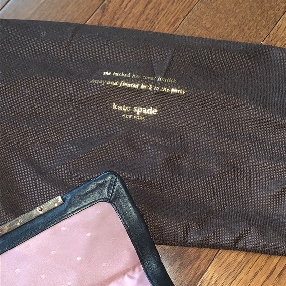 Kate Spade Quilted Crossbody Black White Gold - Picture 7 of 7